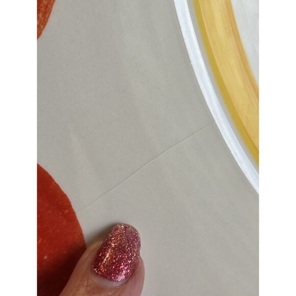 Crate & Barrel White Vegetable Serving Bowl/Judith Moss Kruger Italy 13½" GUC - Picture 9 of 14